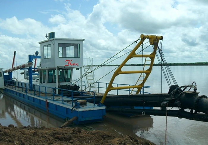 KEDA River Sand Vessel Cutter Suction Dredger Mud Dredger Machine to Extract River Sand