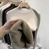 Polar caqui con cuello alto