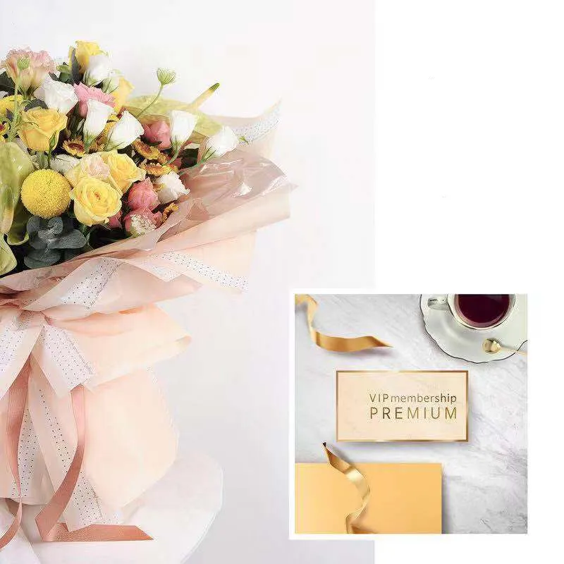 
Высококачественная оберточная бумага с золотистыми краями для рукоделия, новый дизайн, шелковая веревка 