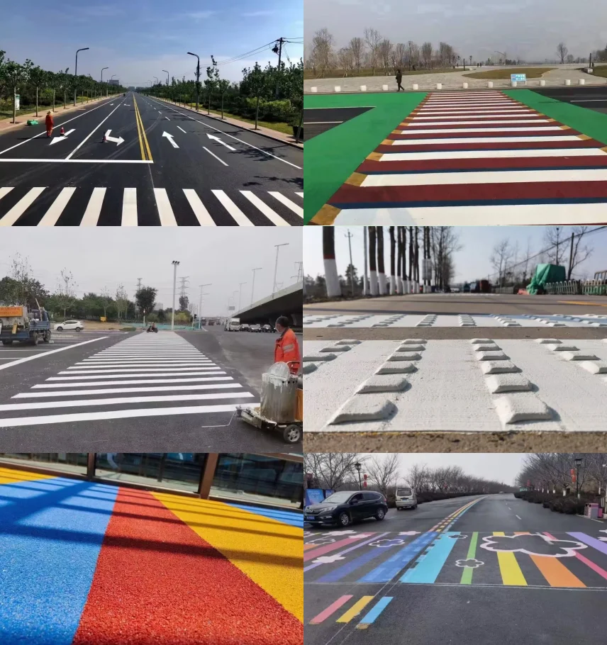 Reinforced Vibration Thermoplastic Highway Pavement Road Line Road Marking Paint