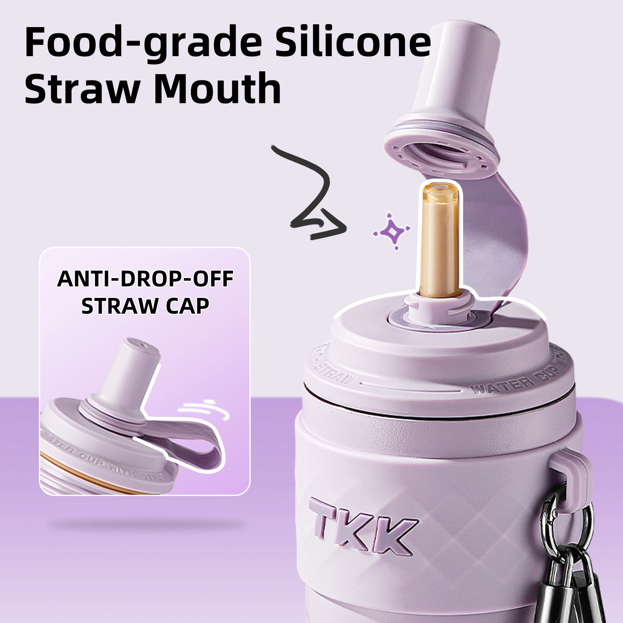 Garrafa térmica esportiva de aço inoxidável com parede dupla de 500ml, personalizada com logotipo de fábrica, ideal para adultos e viagens._voghion.com