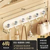 Milky white 6-suction cup hook 6 hook
