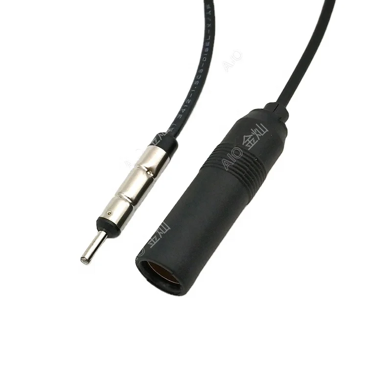 Mini JASO Male Plug to JASO Female Jack Metal Car Antenna Aerial  Cable Adapter Adaptor for Automotive Use DIN Type Connectors