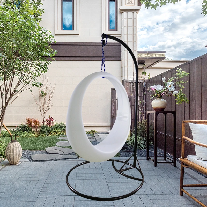 16 Colors Change Garden  Entertainment Hanging Swing Chair Pe Waterproof Light Up Led Swing 333040