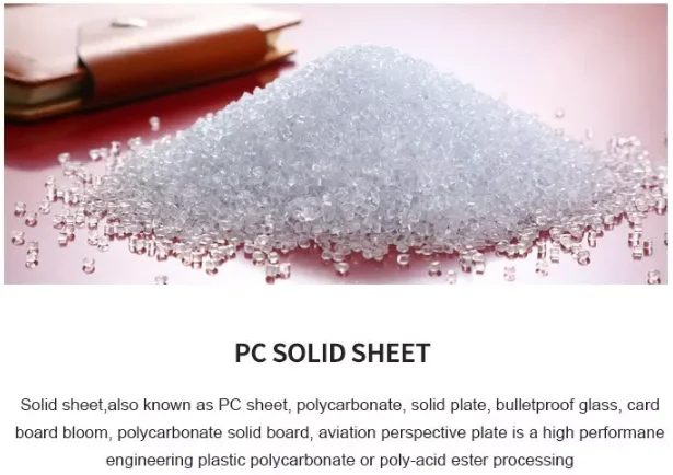 Impact Resistant Eco-Friendly Polycarbonate Solid Sheet with More Than 5 Years Warranty for Modern Mall Applications