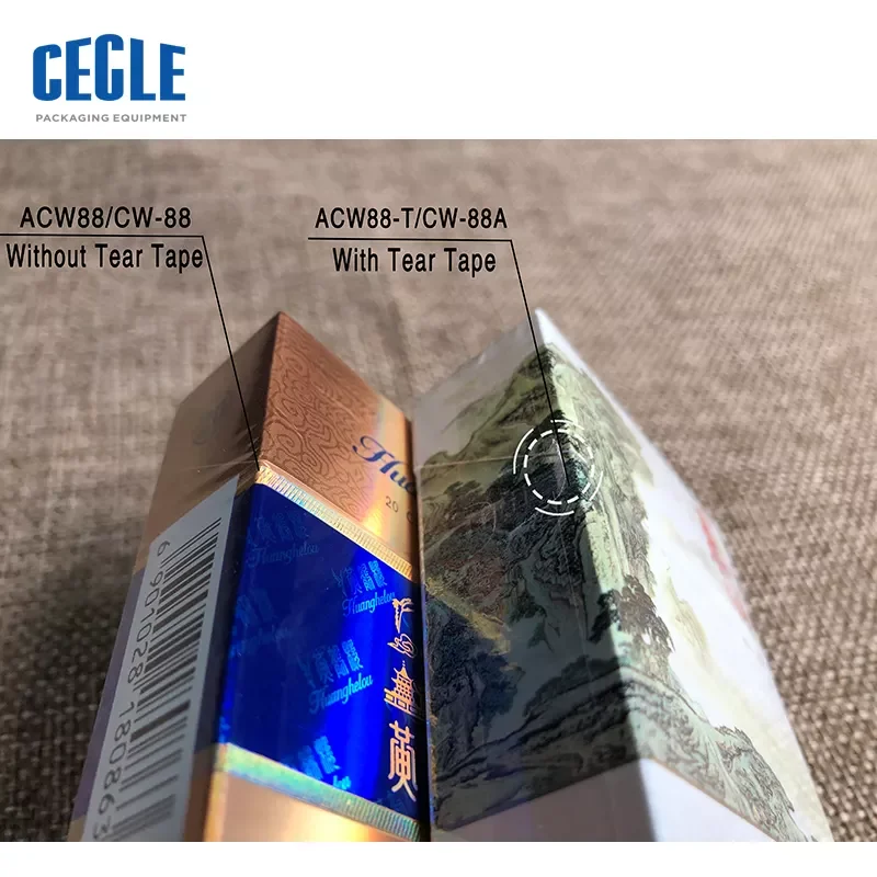 CW-88/CW-88A Semi Automatic Perfume Box Overwrap Machine,Cellophane Wrap Machine Perfume Box
