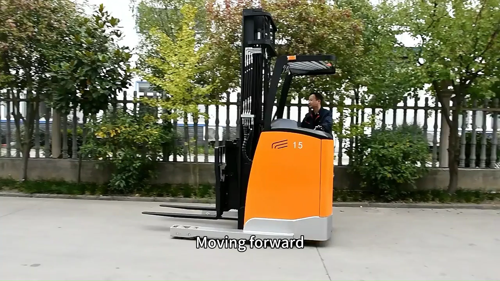 Efork Double Deep Electric Fork Lift Reach Forklift Truck Double ...