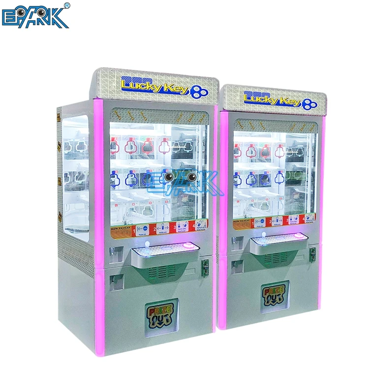 Coin Operated Shoes Vending Machine Golden Key Master Game Machine Mini Prize Vending With 15 Holes for Sale