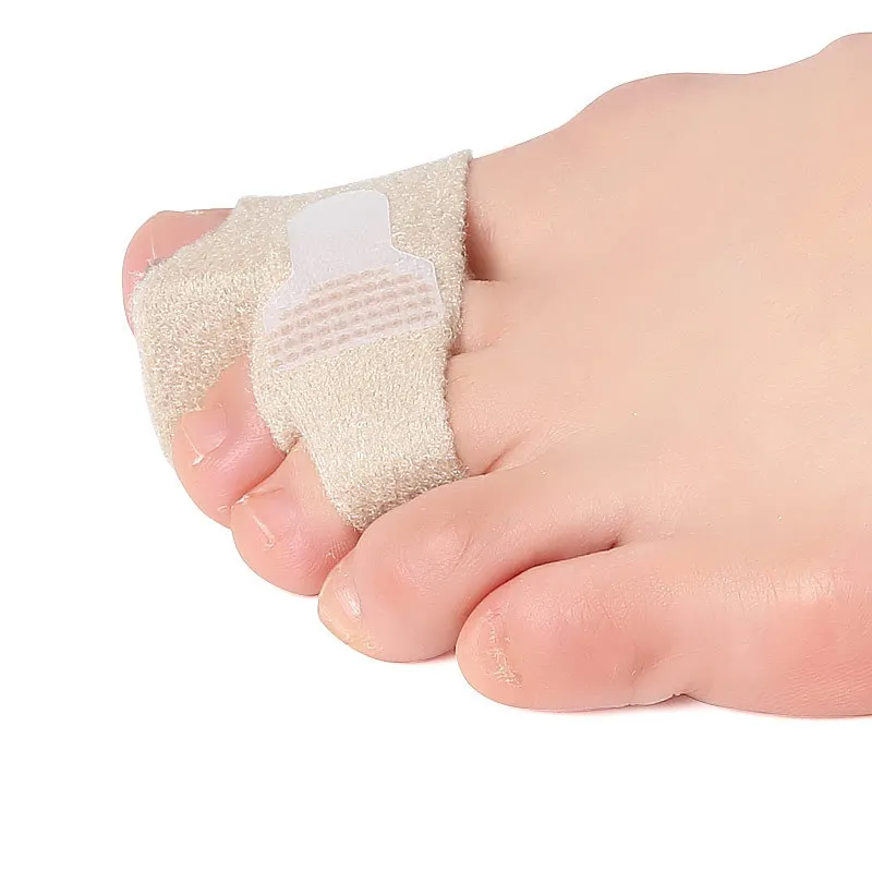 Elastic Hallux Valgus Bunion Splint Big Toe Strap Heal Wrap Toe Straighteners for Crooked Toes Hammer Separators