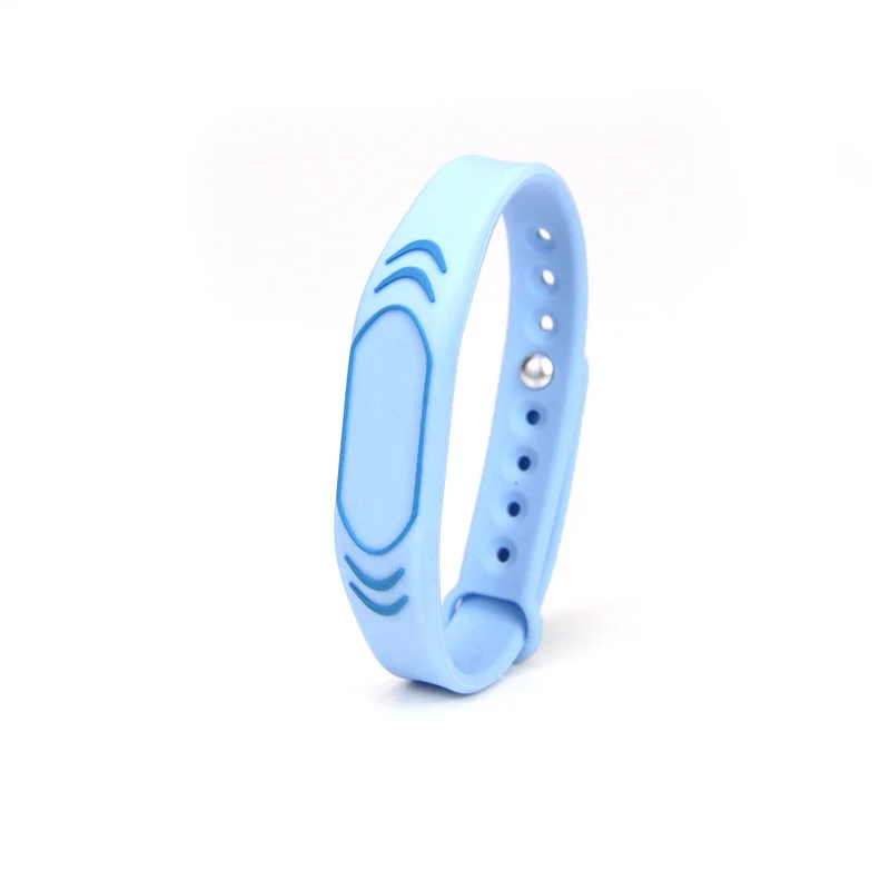 Custom 13.56mhz Waterproof Silicone Nfc Wristbands Adjustable Nfc Band