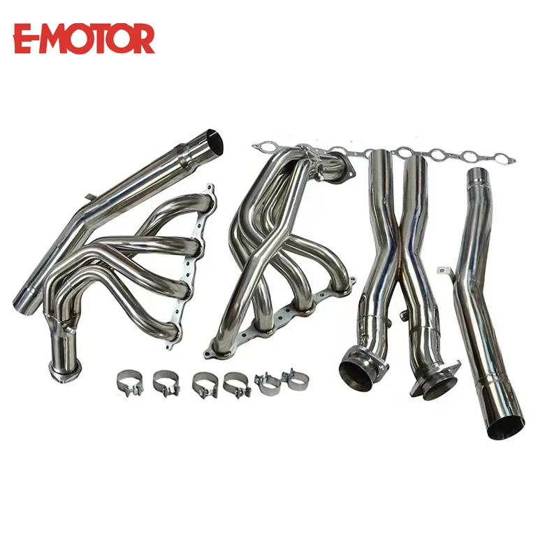 Exhaust Header For 2005-2013 Chevy Corvette C6 LS2 LS3 V8 6.0L 6.2L 7.0L Exhaust Header Cross