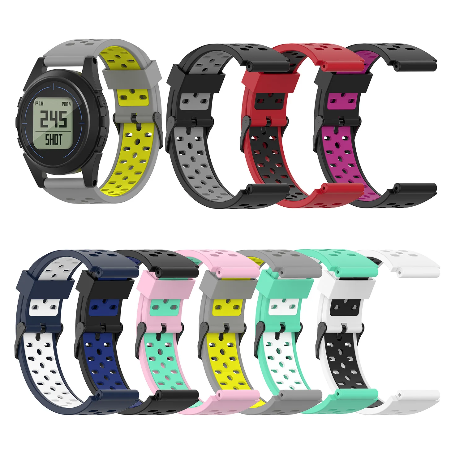 Uafhængig Ferie Forventning Wholesale Silicone Strap for Bushnell Excel Golf GPS Watch Replacement  Wristband for Bushnell Neo Ion1 2 Smart Watch Band Accessories From  m.alibaba.com