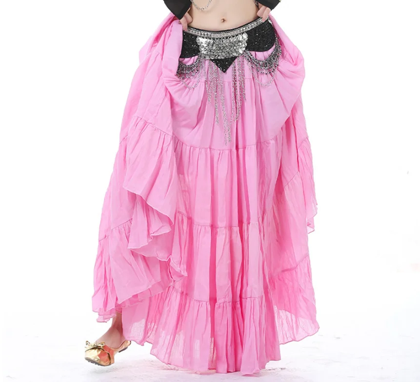 Super Large 17 Yard Flamenco Belly Dance Skirt - 720 Degrees