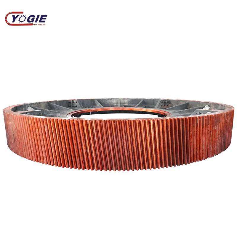 Large Module Casting Steel Rotary Kiln Heavy Duty Gear Wheel