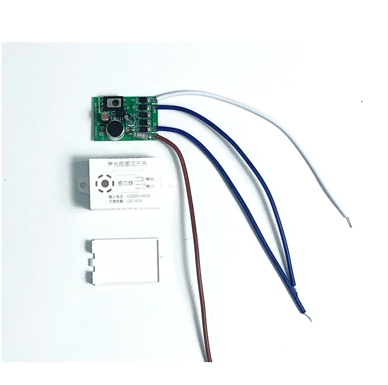 AC220V 50db Wall Stair Led Light Sound Voice Sensor for Auto on Off Led ...