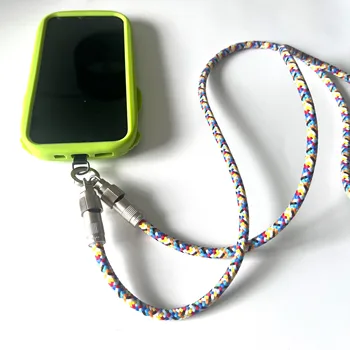 Hot Sale USB Charging Cable Neck Strap Phone Shell  Data Lanyard Crossbody Phone Case For iPhone