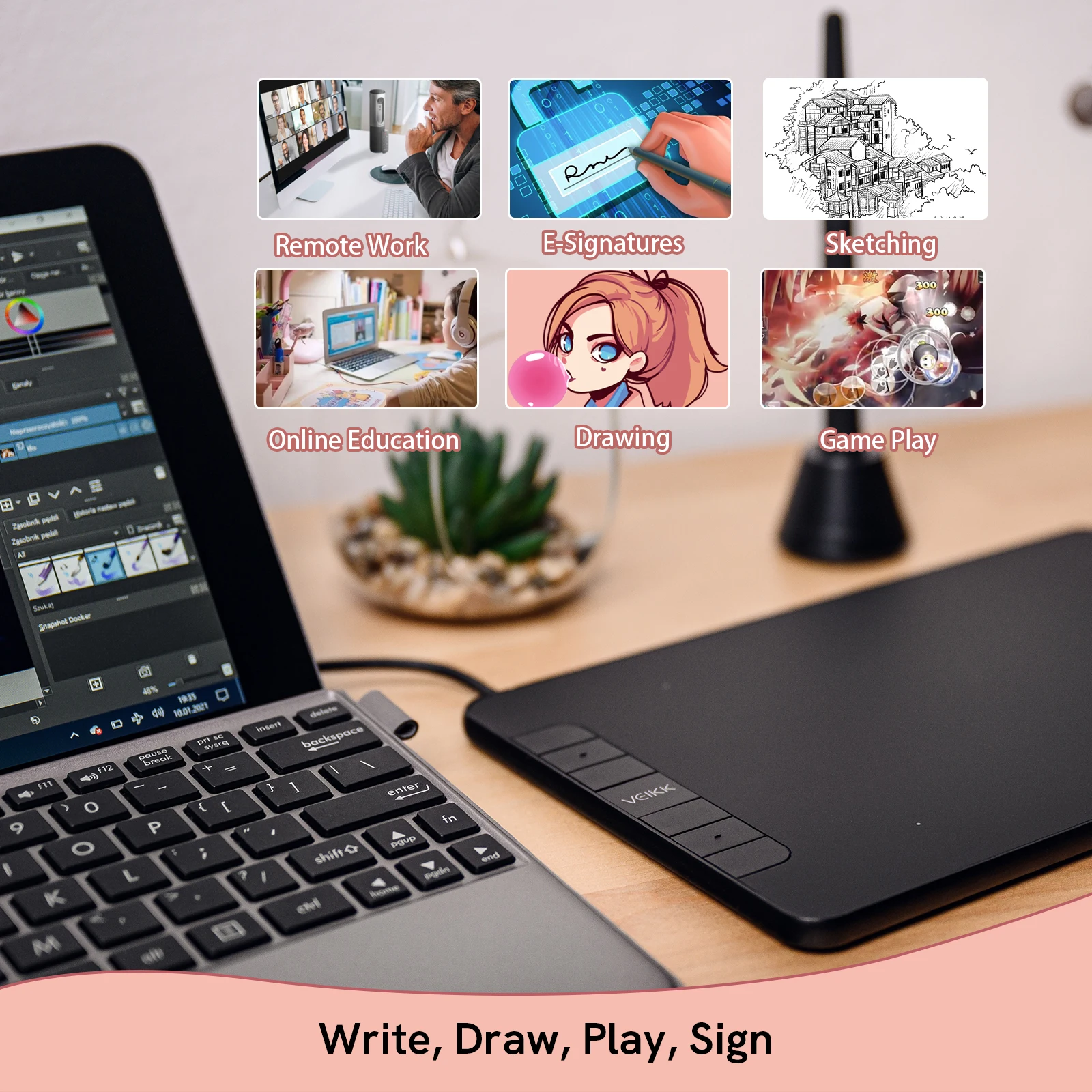 Wacom Pen Best Writing Pad For Online Teaching Pen Tablet For