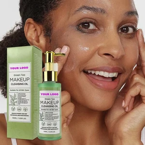 Antioxidant-Rich Cleansing Oil with Vitamin E & Green Tea Purifying & Brightening Daily Face Wash Glowing Skin