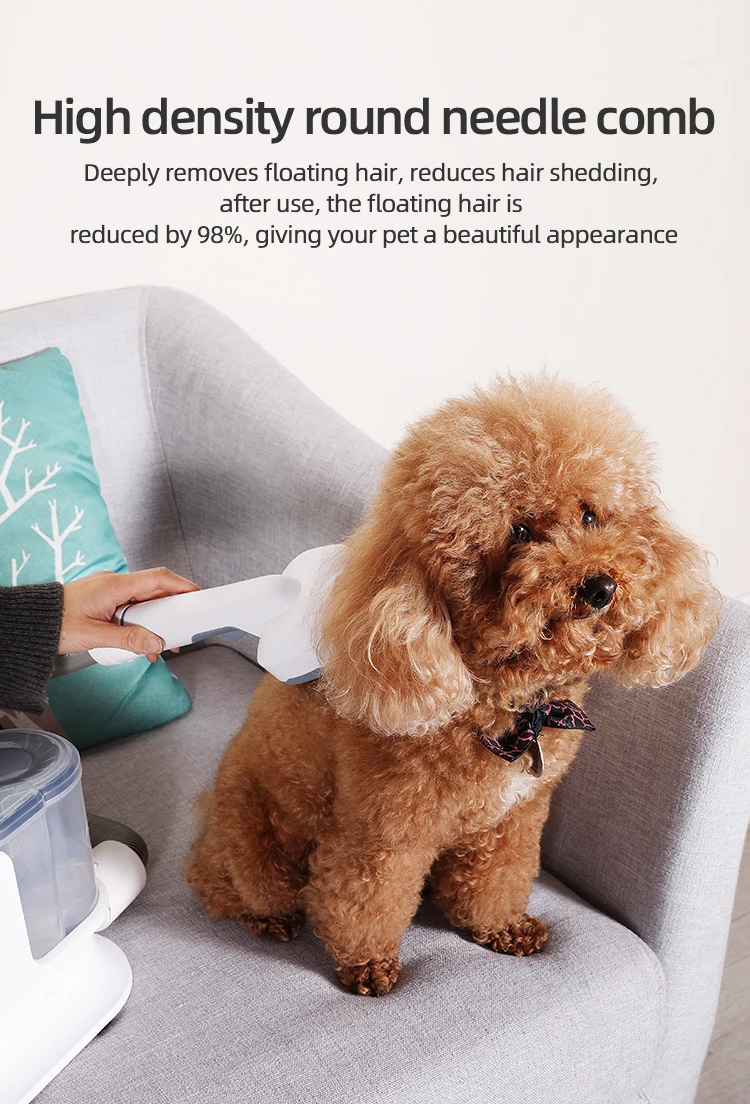 Factory Wholesale Pet Grooming Kit 5 In 1 Vacuum Brush Electric Vacuum