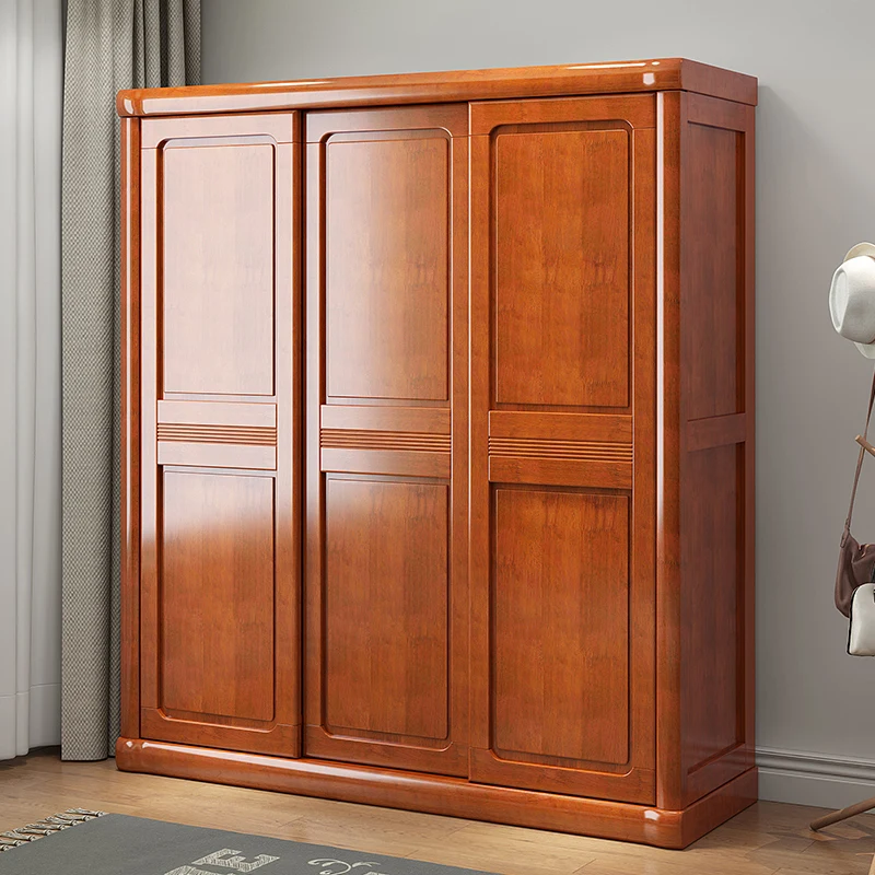 2021 Modern Furniture Antique Clothes Closet Bed Room 2 Door 3 Door Ghana Solid Wood