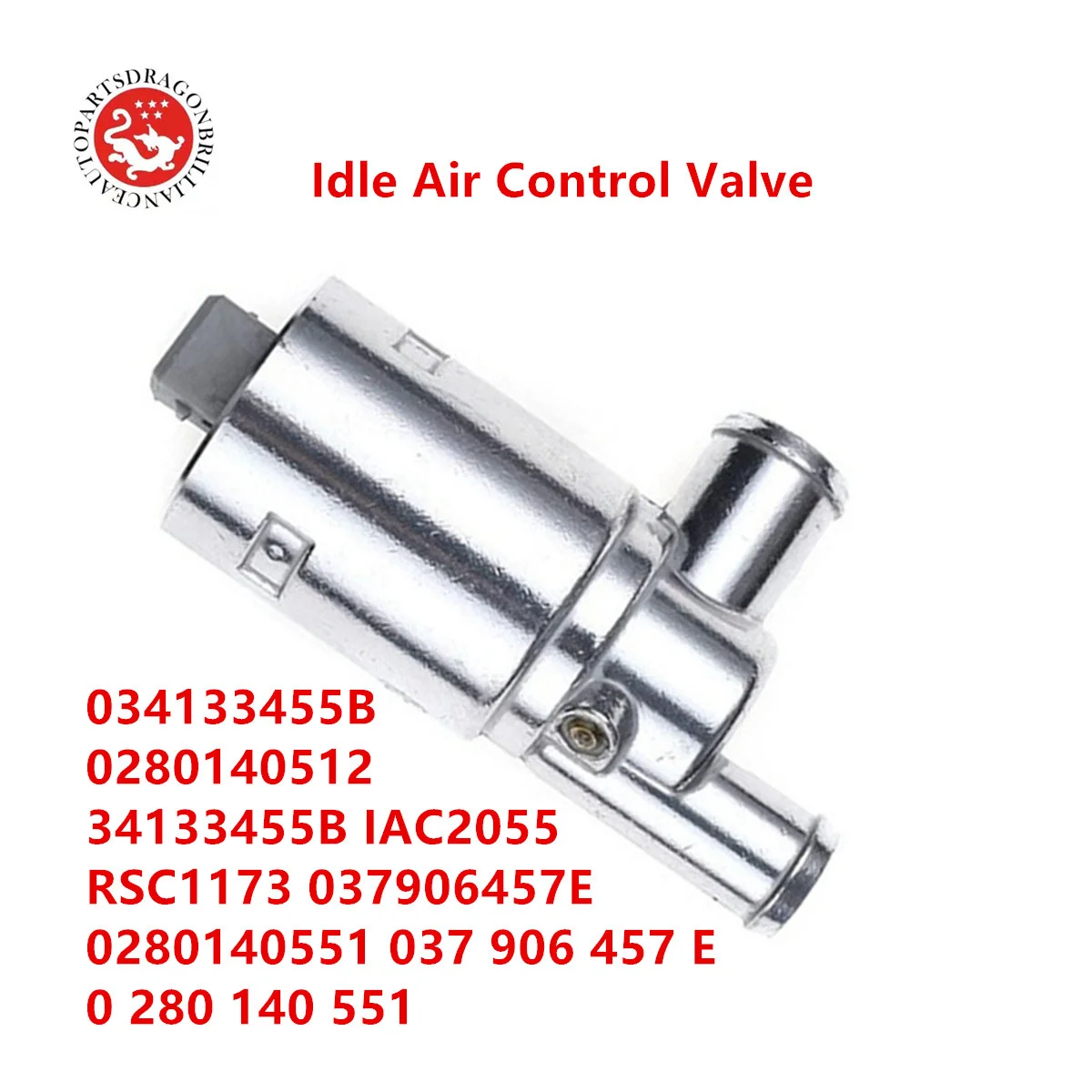 Idle Air Control Valve 034133455B 0280140512 34133455B IAC2055 RSC1173 037906457E 0280140551 037 906 457 E 0 280 140 551 ForAUDI