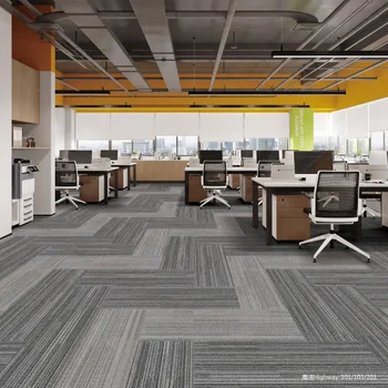 Rouse Customized Modern Style Office Hotel Carpets 3D Rendering Floor Plans CAD Drawings Nylon Material Interior Design Service