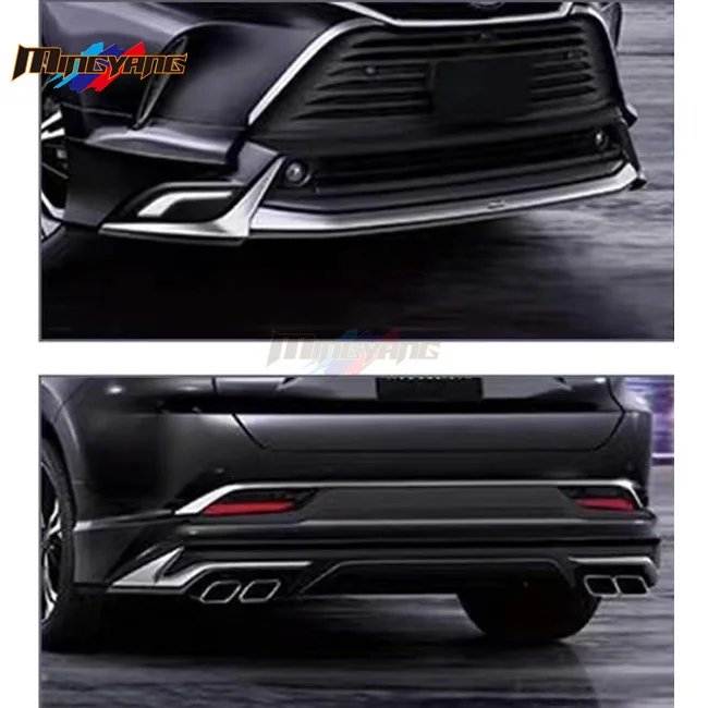 NEW pp Plastics Modellista Design Body Kit Car Bumper Lip Grille  2021 2022 for Toyota Harrier Bodykit