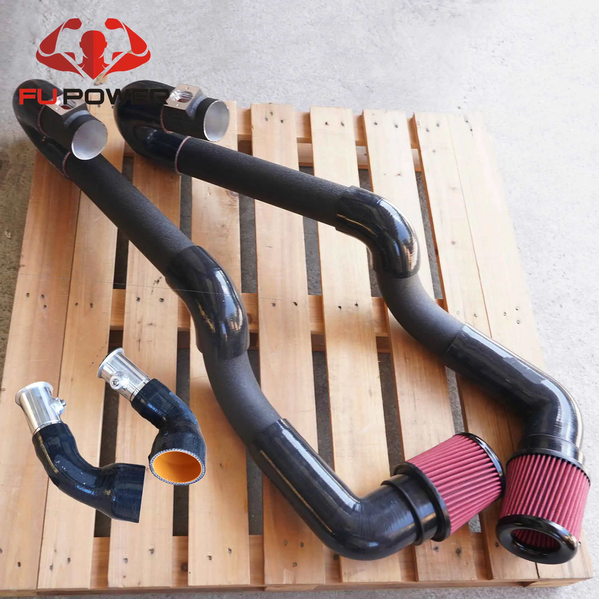 N63 Intake N63TU F10 550I F12 650I F01 750I Front Mount Air Intakes