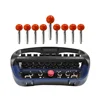 9 joysticks Bleu foncé