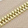 Beige cloth+gold teeth