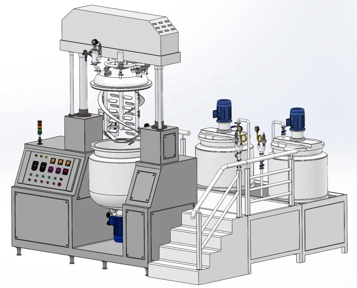 Аппарат для вакуумной эмульгирующей машины
