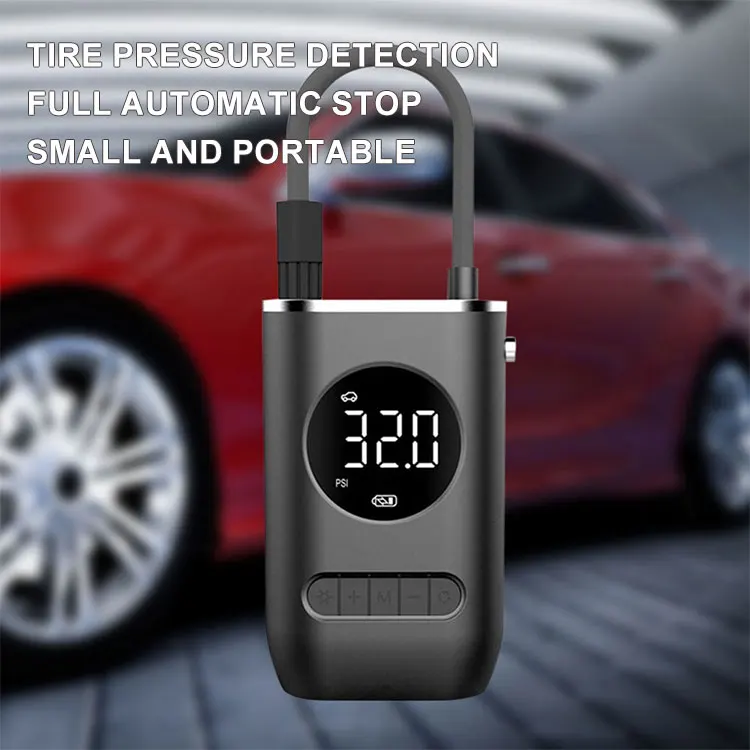 Handheld Tyre Sealer Inflator Small Portable Mini Silent Metal Electric Digital Tire Air
