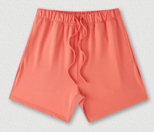 Customized Unisex Summer Solid Color Wholesale Trunk Mens Shorts Cause Wear Cotton Shorts For Men759_voghion.com