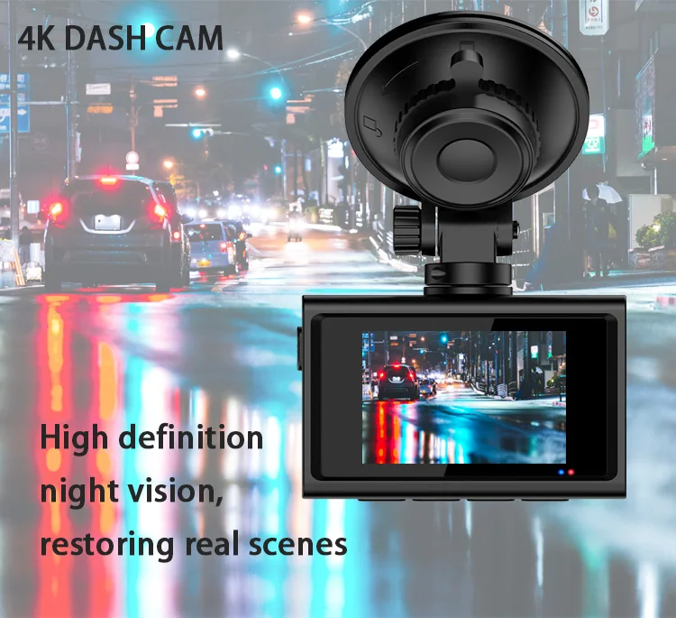 Wireless 2 Inch Dashcam Car Dash Cam 4k Dash Car Camera With Wifi Gps ...