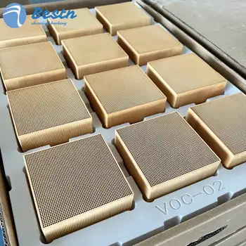 BESTN 100x100x50mm アルミナセラミックハニカム成形VOC触媒