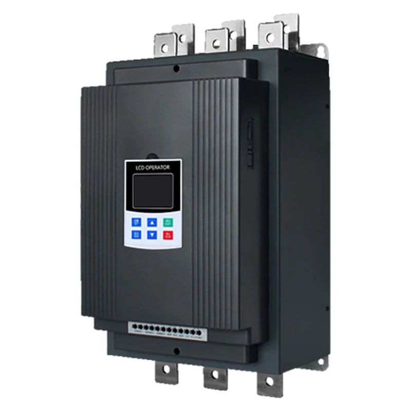 350KW Three-phase Bypass Soft Starter for Motor Intelligent Control IP65 RS485 Communication Forced Air Cooling 50/60Hz