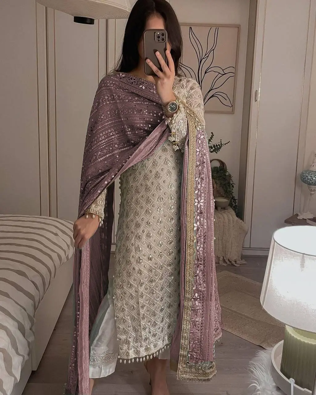 Most Selling Sequence Embroidery Work Salwar Pant with Dupatta for Festival and Special Occasion at Export Price