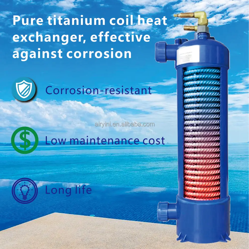 Commercial Large Air Source HeatPump High Temperature Heat Pump Hotel Pool Heating Machine PLC Water Heater for Swimming Pool