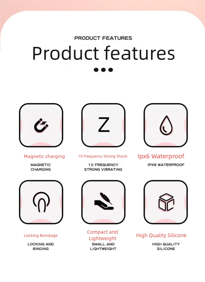 Rose Fine Ring Vibrator für Männer – Sexspielzeug für Paare zur klitoralen Stimulation und für mehr Lust beim Masturbieren_voghion.com