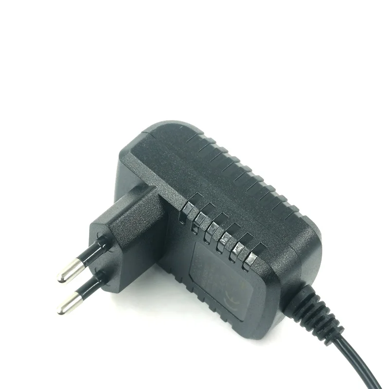 product hot selling 12v 1a adaptor european wall plug black monitoring printer dc power adapter-54