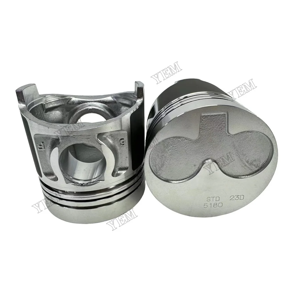 4 Sets N844 STD Piston + Ring for Shibaura N844 Excavator Engine Parts 3