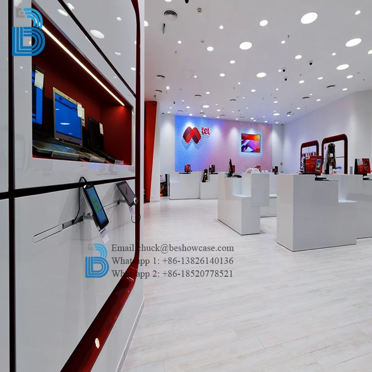 High Quality Modern Cell Phone Display Rack for Mobile Phone Shop Interior  Design