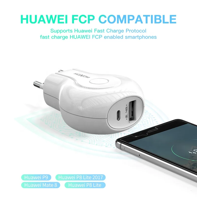 USB C настенное зарядное устройство 36 Вт 2 порта Type C зарядное устройство с двойным Usb 18 Вт PD быстрое зарядное устройство для телефона