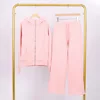 Peony pink slim-fit sweatshirt and sweatpants set