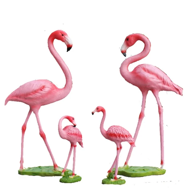 Simulation Animal Flamingo Fiberglass Decorations  Large Square Wedding Props Landscape Decoration