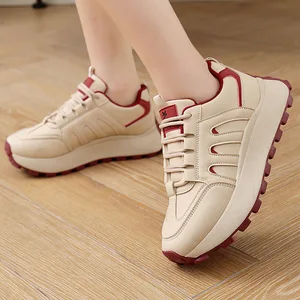 YB-2F55 Factory Direct Sale Trend Women's Sports Shoes Waterproof Breathable Casual Sneakers