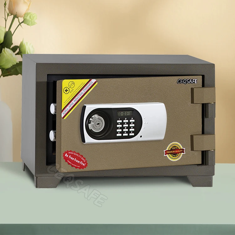 CEQSAFE Mini Money Portable Smart Fireproof Electronic Fingerprint Safe Box Digital Safe