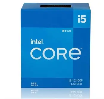 New Processor I5-12400F CPU LGA 1700 Socket Six Core Gaming Desktop Computer Cpu Core I5-12400F