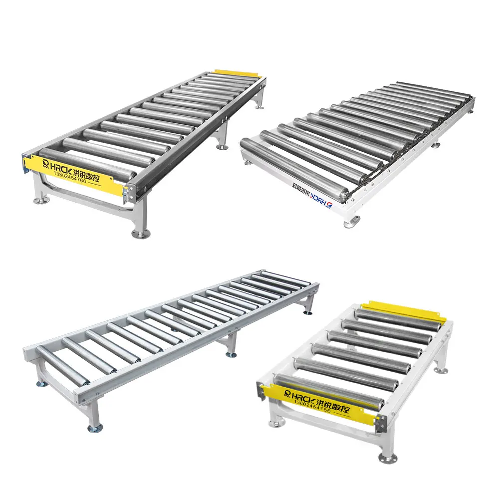 Hongrui heavy stainless steel roller table conveyor