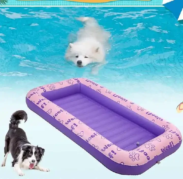 B03 Dog Floating Raft - Inflatable Dog Swimming Pool Float